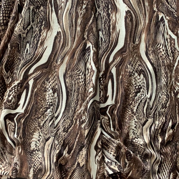 Chetta B jersey dress wood pattern sz 10 - Picture 13 of 14